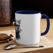 Load image into Gallery viewer, Cat One Accent Coffee Mug, 11oz