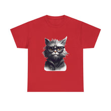 Load image into Gallery viewer, Cat Two Unisex Heavy Cotton Tee