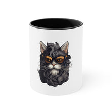 Load image into Gallery viewer, Cat Two Accent Coffee Mug, 11oz