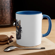 Load image into Gallery viewer, Cat Two Accent Coffee Mug, 11oz