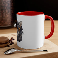 Load image into Gallery viewer, Cat Two Accent Coffee Mug, 11oz