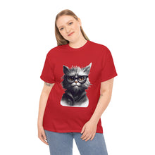 Load image into Gallery viewer, Cat Two Unisex Heavy Cotton Tee