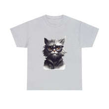 Load image into Gallery viewer, Cat Two Unisex Heavy Cotton Tee