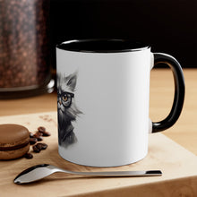 Load image into Gallery viewer, Cat One Accent Coffee Mug, 11oz