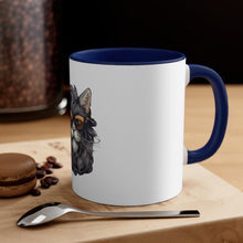 Load image into Gallery viewer, Cat Two Accent Coffee Mug, 11oz