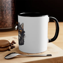 Load image into Gallery viewer, Cat Two Accent Coffee Mug, 11oz