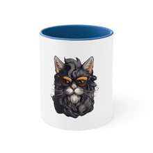 Load image into Gallery viewer, Cat Two Accent Coffee Mug, 11oz