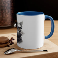 Load image into Gallery viewer, Cat One Accent Coffee Mug, 11oz