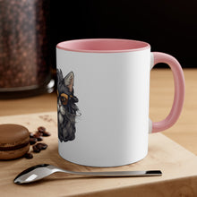 Load image into Gallery viewer, Cat Two Accent Coffee Mug, 11oz