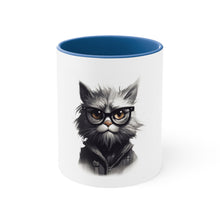 Load image into Gallery viewer, Cat One Accent Coffee Mug, 11oz