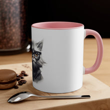 Load image into Gallery viewer, Cat One Accent Coffee Mug, 11oz