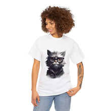 Load image into Gallery viewer, Cat Two Unisex Heavy Cotton Tee