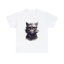 Load image into Gallery viewer, Cat Two Unisex Heavy Cotton Tee