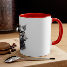 Load image into Gallery viewer, Cat One Accent Coffee Mug, 11oz